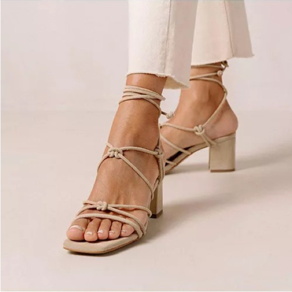 Alohas Paloma Leather Sandals/Heels, Like New, Size 41
